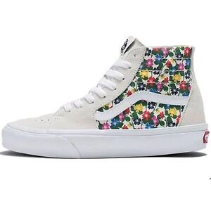 VansSk8-Hi Tapered Floral 'White Multi VN0A5KRUWHT Women’s Size 10